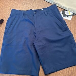 Under Armour Tan and navy blue shorts